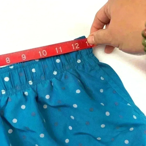 Nike Women's Blue Polkadots Dri-Fit Mesh Side Running Athletic Shorts Size M - Picture 13 of 14